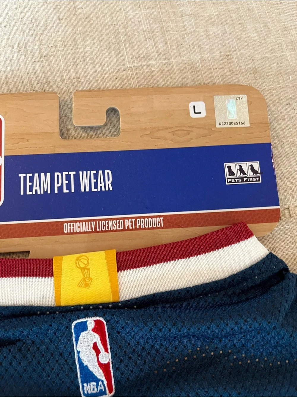 New Pets First NBA Denver Nuggets Basketball Dog & Cat Mesh Jersey, Large